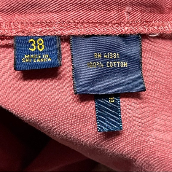 Polo Ralph Lauren Shorts Mens 38 Salmon Classic Fit Golf Weathered Chino 38x9” - Picture 6 of 9